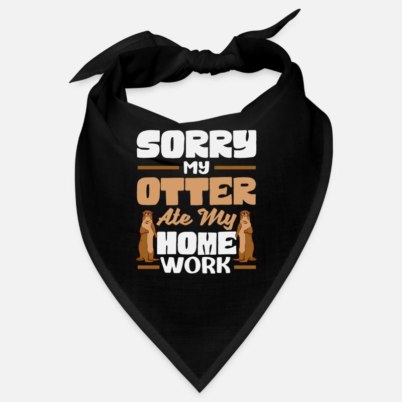 Dessin animé de loutre de mer Bandana