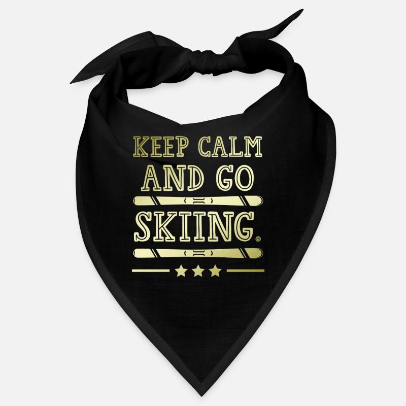 Restez calme ski Bandana