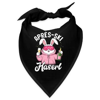 Apres Ski Haserl - Bandana - Schwarz - Vorne