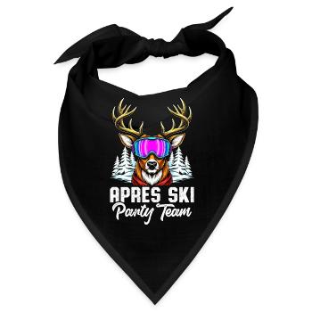 Apres Ski Party Team - Bandana - Schwarz - Vorne