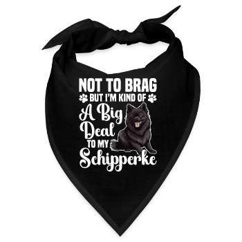 Nicht Zu Prahlen, Aber Ich Bin Eine Art Große - Bandana - Schwarz - Vorne