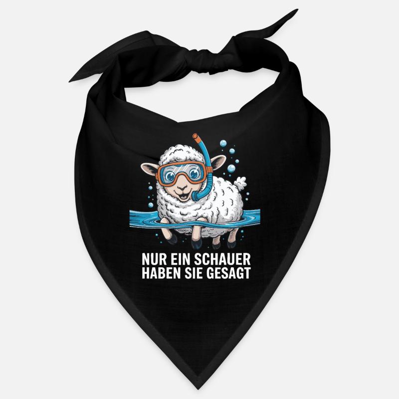 Juste une douche – Motif de mouton amusant Bandana