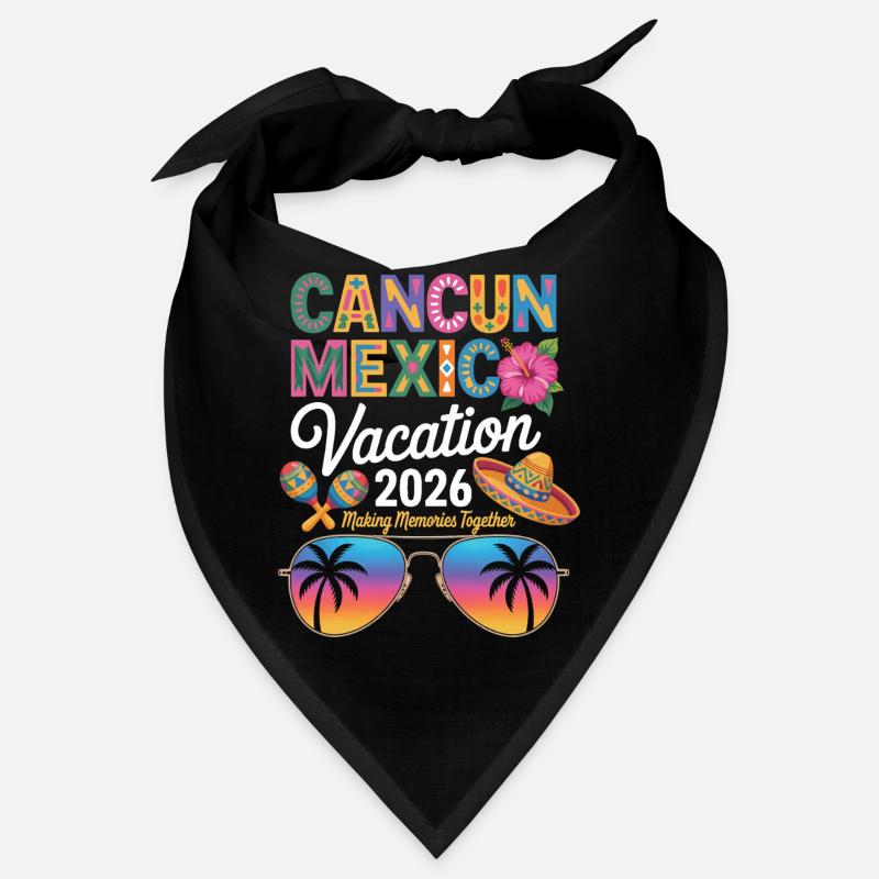 Cancun Mexico Vacation 2026 Bandana