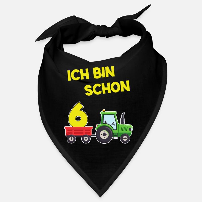Ich Bin Schon 6 Traktor 6 Jahre Alt Geburtstag  Bandana