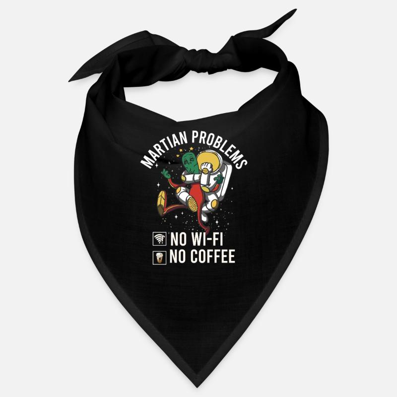 Mars planète espace fusée vintage Bandana