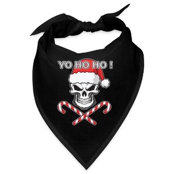 Weihnachten Hässliche Weihnachts Outfit Wichteln - Bandana - Schwarz - Vorne