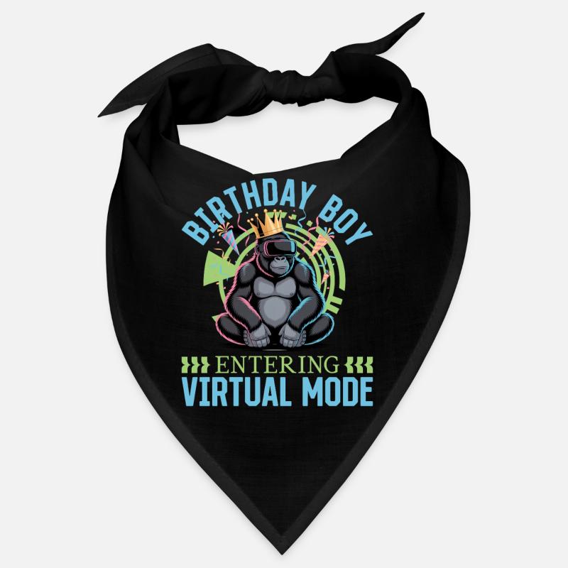 Birthday Gamer VR - Bandana - Schwarz