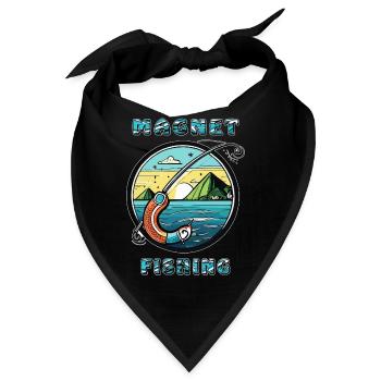 MAGNET FISHING - Bandana - Schwarz - Vorne