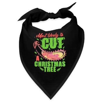 Weihnachtsbaum Züchter Likely Cut Christmas Tree - Bandana - Schwarz - Vorne