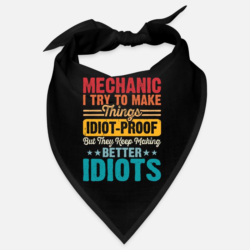 Mechanic Mechatronics Technician Handyman Gift Bandana