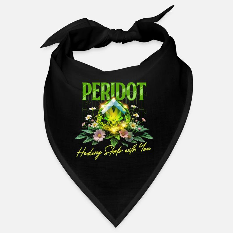 Geburtsstein August Peridot Bandana