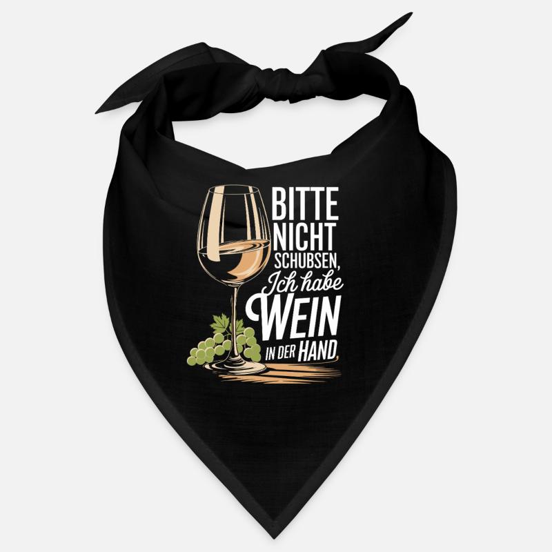 S’il vous plaît, ne poussez pas, j’ai du vin à la main Bandana
