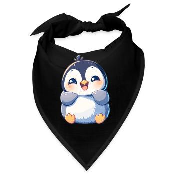 Pinguine Pinguin - Bandana - Schwarz - Vorne