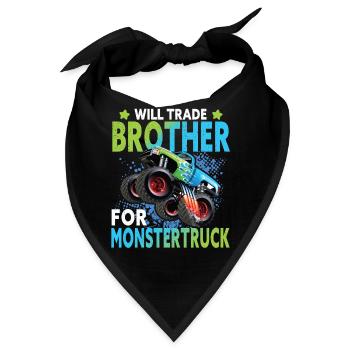 Monstertruck - Bandana - Schwarz - Vorne