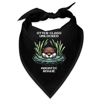 Otter-Klasse freigeschaltet: Wasser-Schurke | RPG - Bandana - Schwarz - Vorne