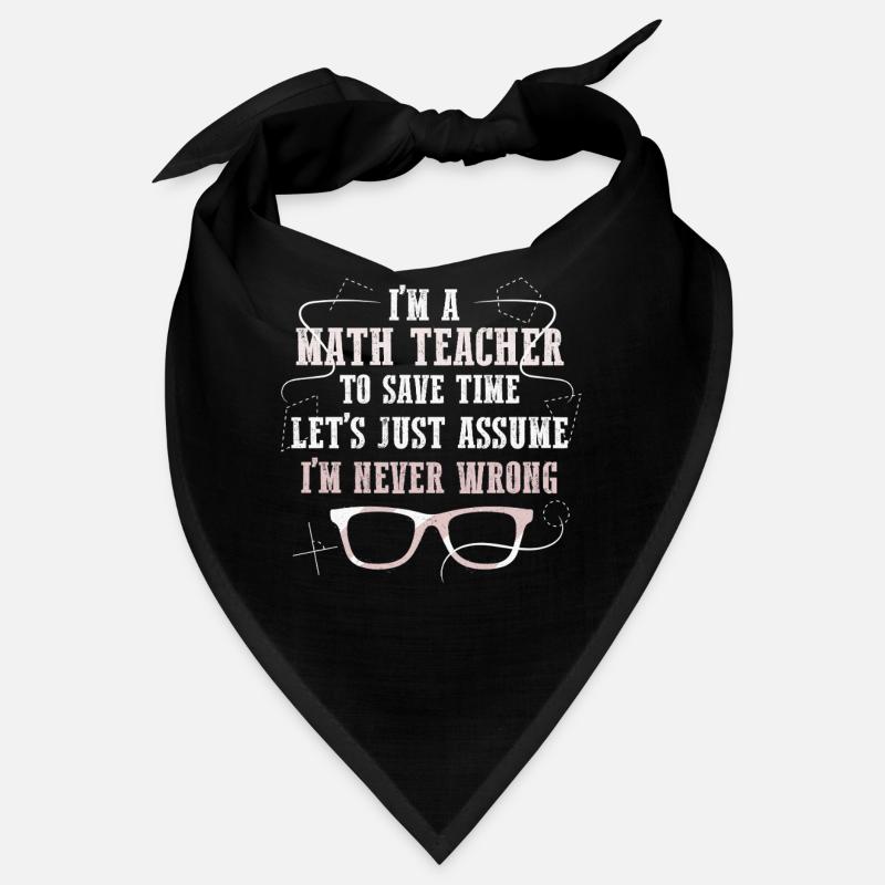 Math Teacher Geometry School Mathematics Bandana