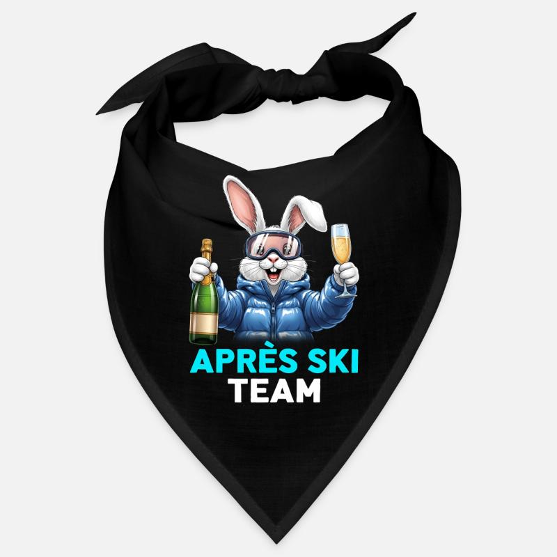Après-ski lapin rose Bandana