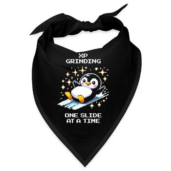 XP Grinding | Slide Level Up Humor - Bandana - Schwarz - Vorne