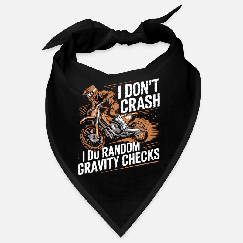 Random Gravity Checks Motocross Bandana