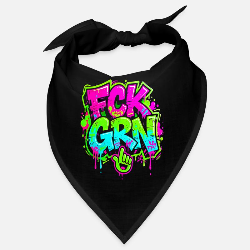 FCK GRN Graffiti  Bandana