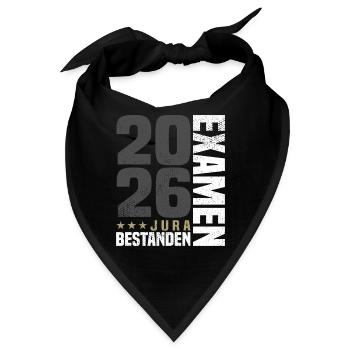 Jura Examen 2026 - Bandana - Schwarz - Vorne