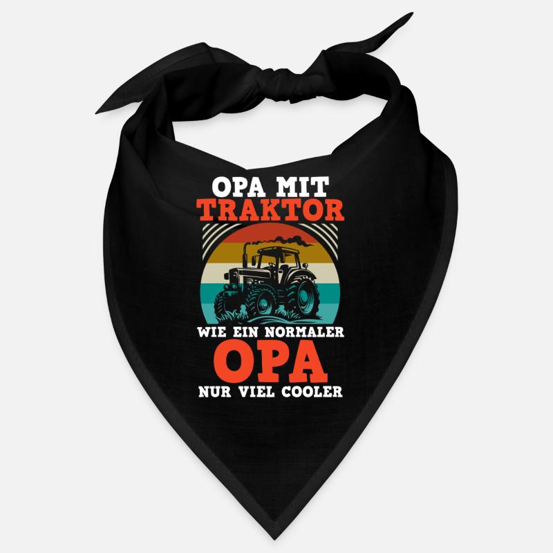 Landwirt Bauernhof Farmer Bauer Opa Großvater Trak Bandana