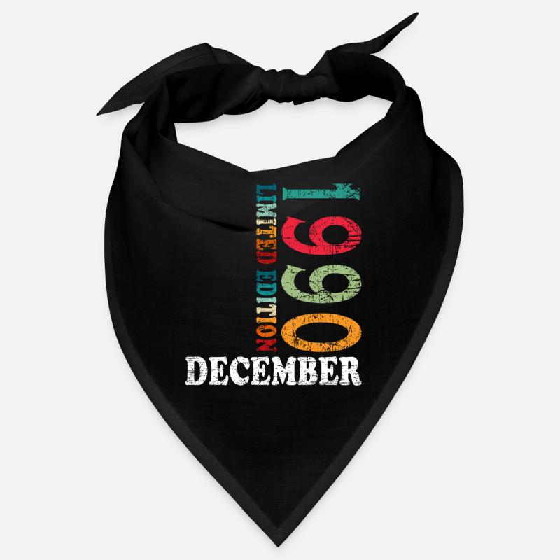 Anniversaire en décembre 1990 - décembre Bandana