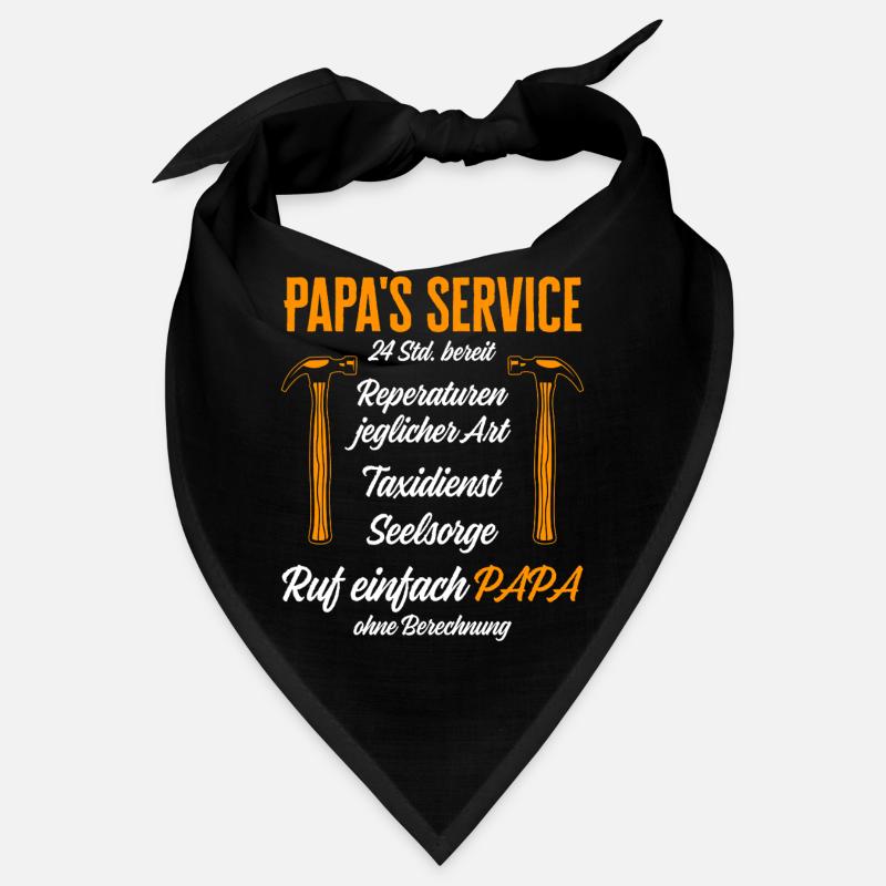 Papas Service Reparaturen 24h / Lustig Humor Bandana