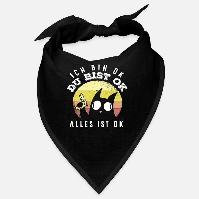 Je vais bien Tu vas bien Tout va bien Chat Bandana