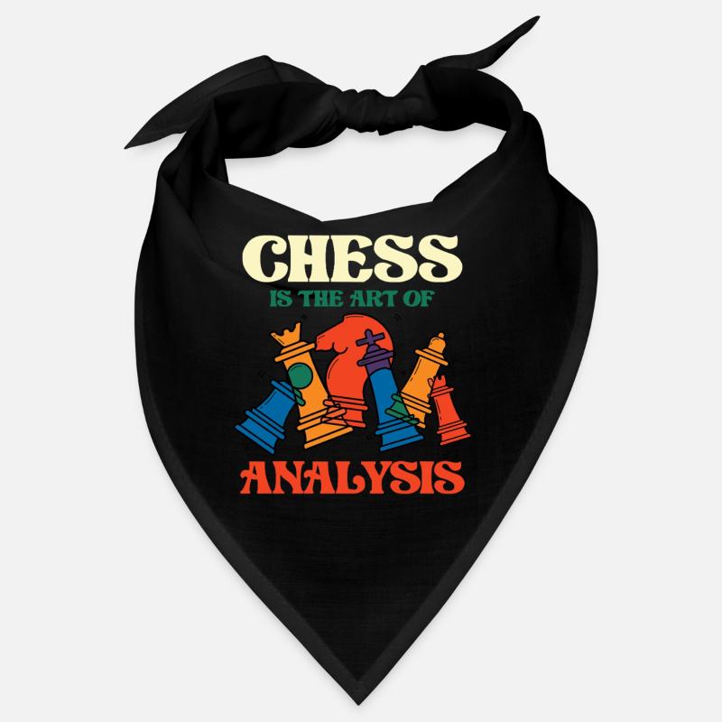 Schach ist die Kunst der Analyse Bandana