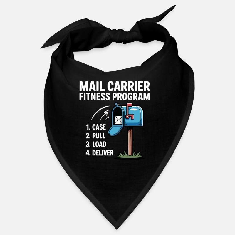 Funny Mail Carrier Mailman I Fitness Programm Post Bandana