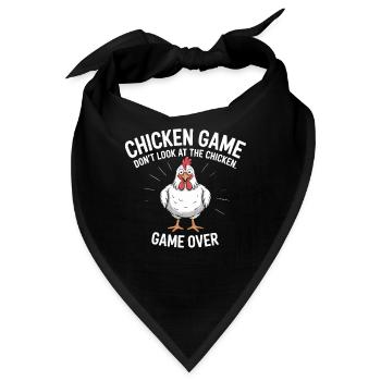  Chicken Game Don't Look At The Chicken Game Over - Bandana - Schwarz - Vorne