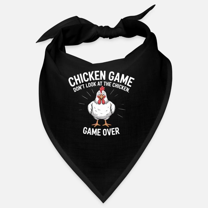 Jeu de poulet Ne regardez pas le jeu de poulet terminé Bandana