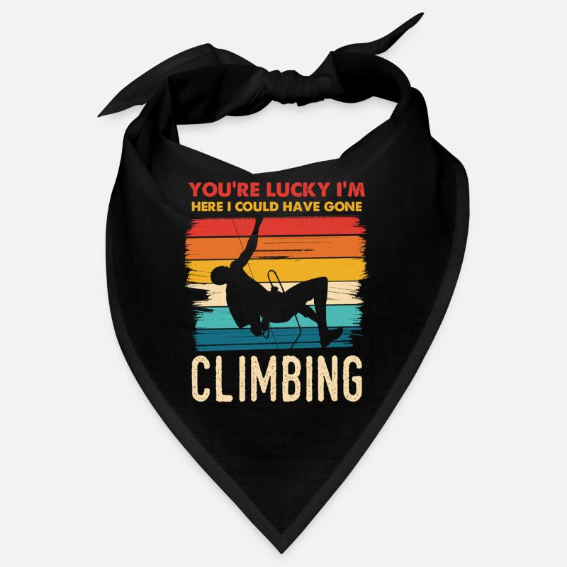Kletterglück Spruch Hier Klettern Bandana