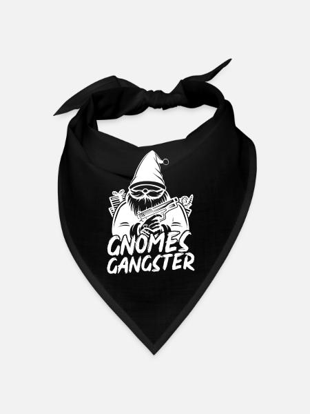 Gnomo Costume Uomini Gnomi Gnomi Gnomo Gangster Gnomo - Bandana - nero