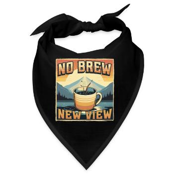 Kaffeeentzug Ex-Kaffeetrinker No Brew New View - Bandana - Schwarz - Vorne