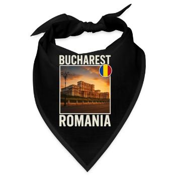 Rumänien Bukarest - Bandana - Schwarz - Vorne