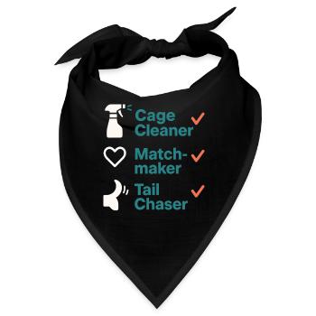 Adoptionstag-haustierrettungs-tierheim - Bandana - Schwarz - Vorne