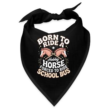 Hobby Horsing Steckenpferd - Bandana - Schwarz - Vorne