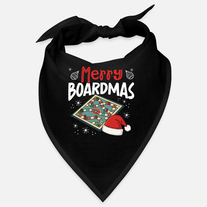Merry Boardmas, Funny Christmas Board Game Bandana