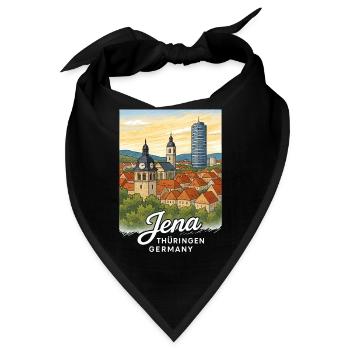 Jena - Bandana - Schwarz - Vorne
