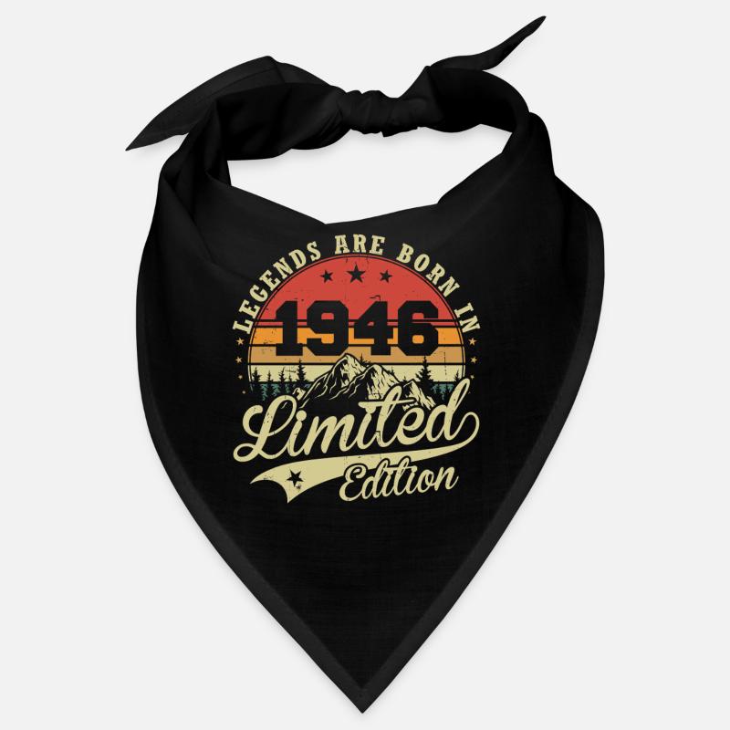 Legenden werden geboren 1946 Geburtstagsgeschenk Bandana