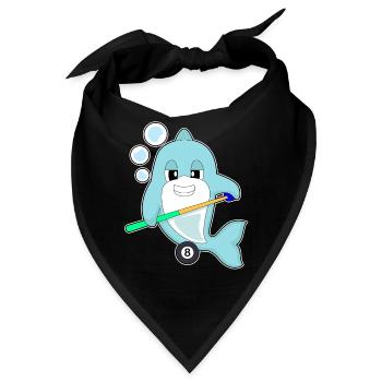 Delfin Billiard Queue Sport - Bandana - Schwarz - Vorne