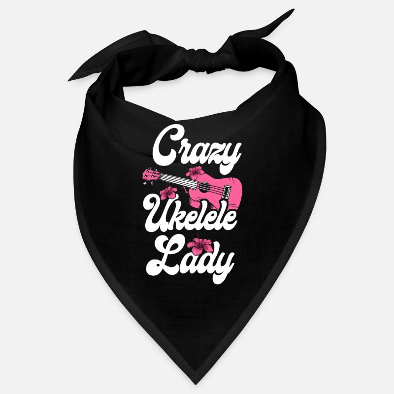 Hawaiian Ukulele Uke Crazy Ukulele Bandana