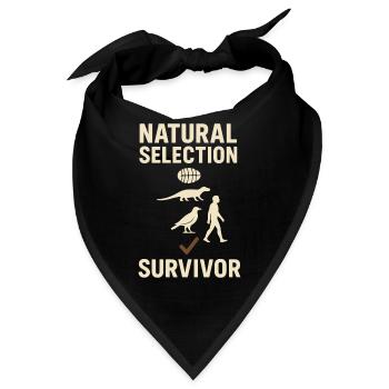 Charles Darwin Geschenk Natürliche - Bandana - Schwarz - Vorne