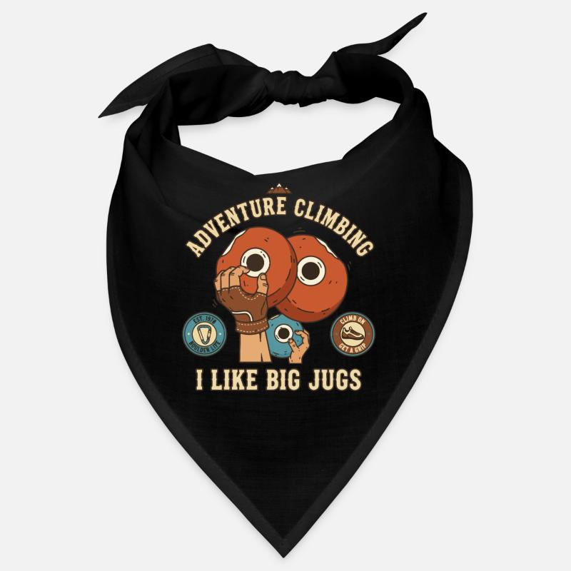 Abenteuerklettern Ich mag Big Jugs Rock Bandana