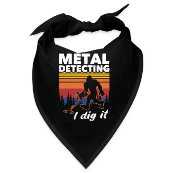 Dirt Fishing Big Foot - Bandana - Schwarz - Vorne