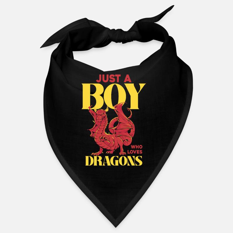 Seul un garçon aime les dragons Bandana