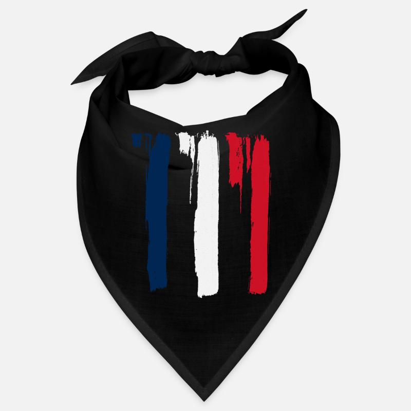 Frankreich Streifen Bandana