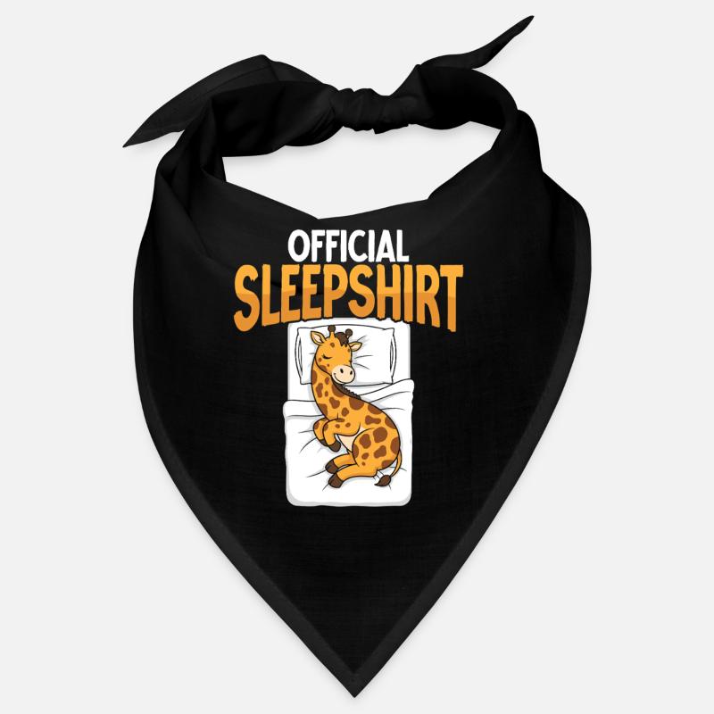 Girafe dans le lit chemise de nuit Bandana